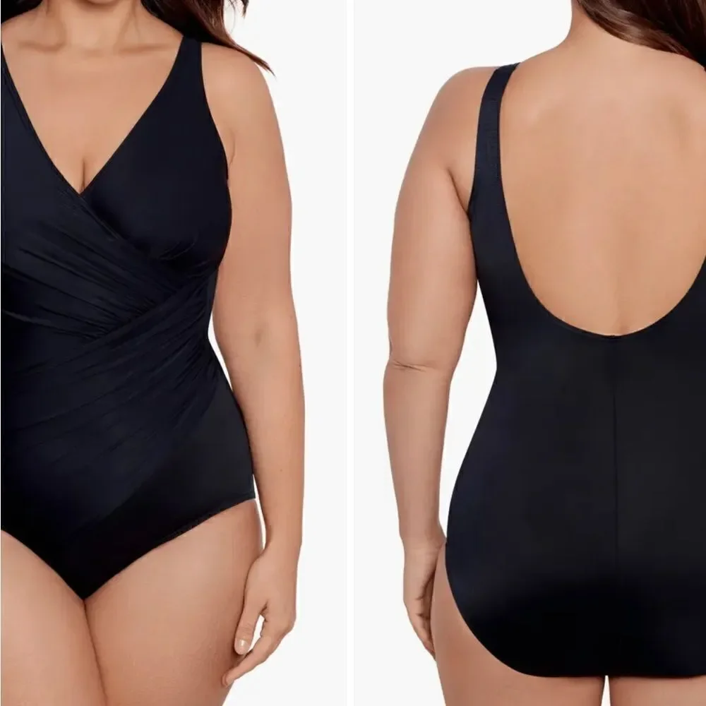 Miraclesuit Must Haves Oceanus One Piece Swimsuit size 18 NWT $180